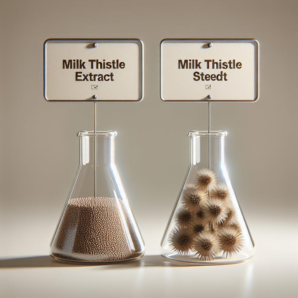 Is Milk Thistle Extract the Same as Milk Thistle?