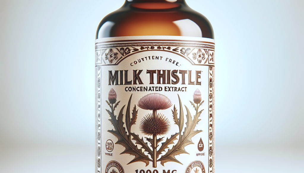 Milk Thistle Concentrated Extract 1000 mg