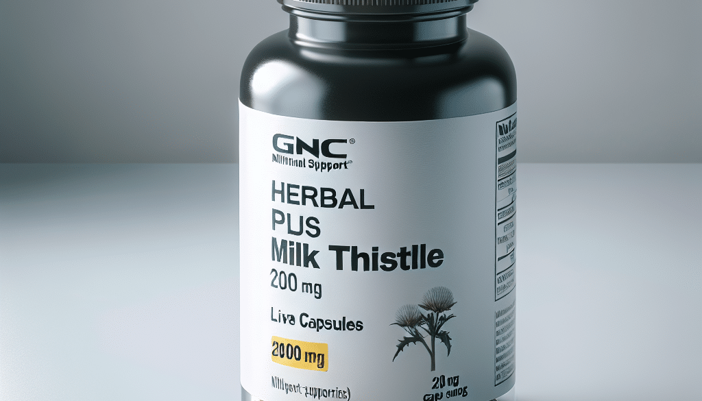 GNC Herbal Plus Milk Thistle 200 mg Capsules