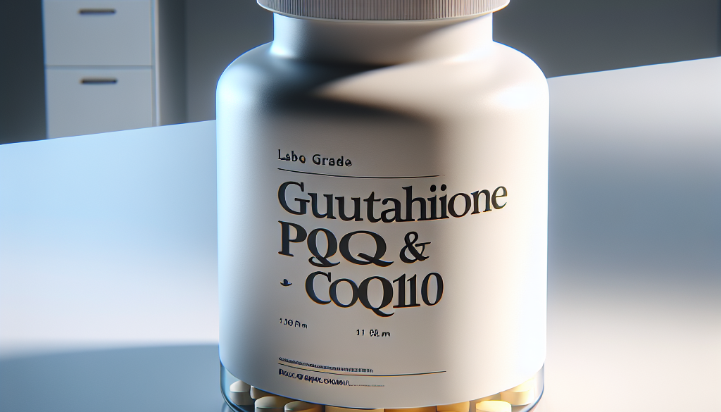 Glutathione PQQ and CoQ10 Supplement