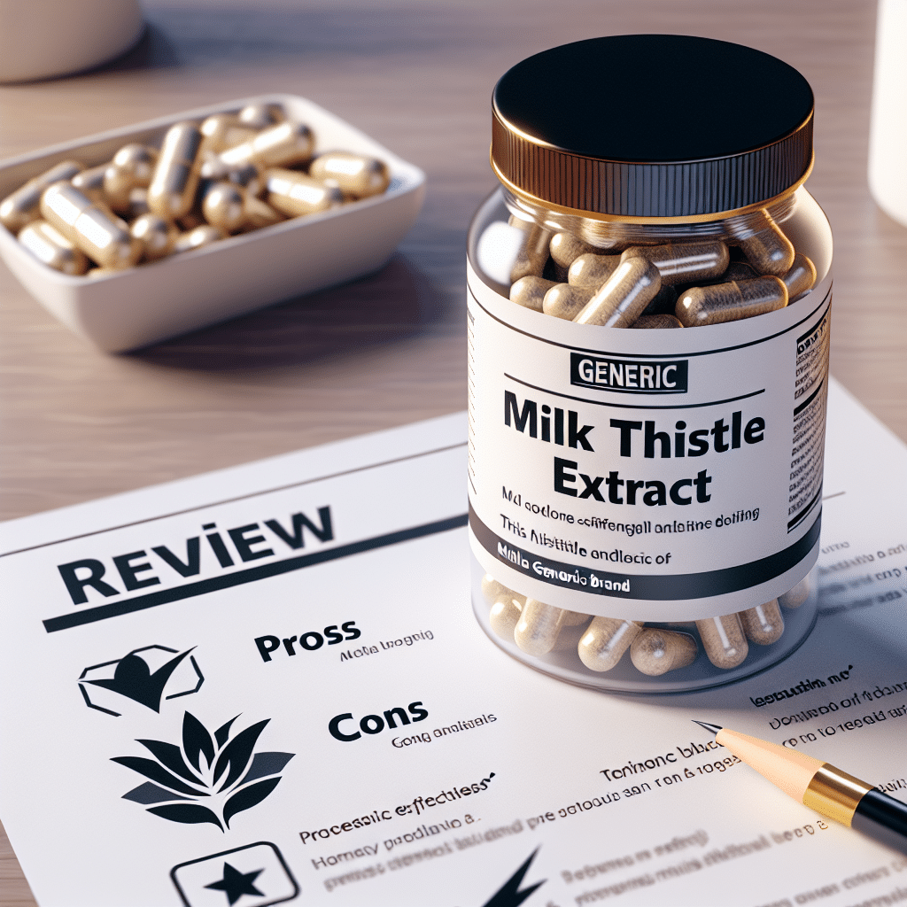 Milk Thistle Extract Puritan's Pride: Review