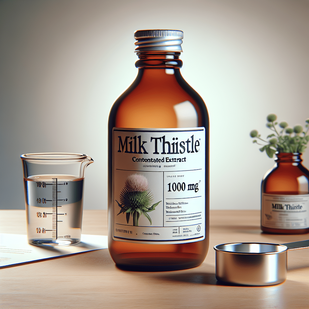 Milk Thistle Concentrated Extract 1000 mg