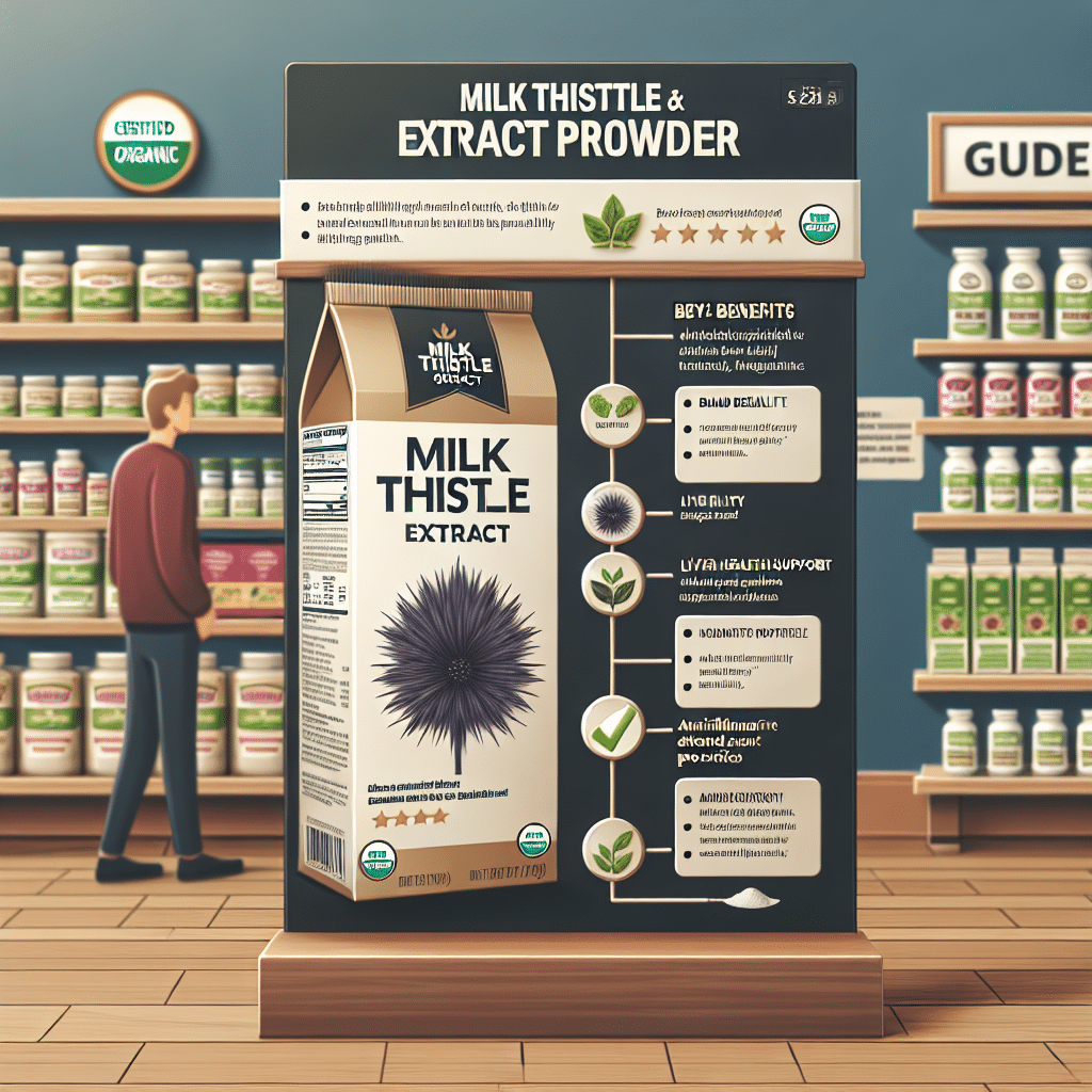 Buy Milk Thistle Extract Powder: Guide
