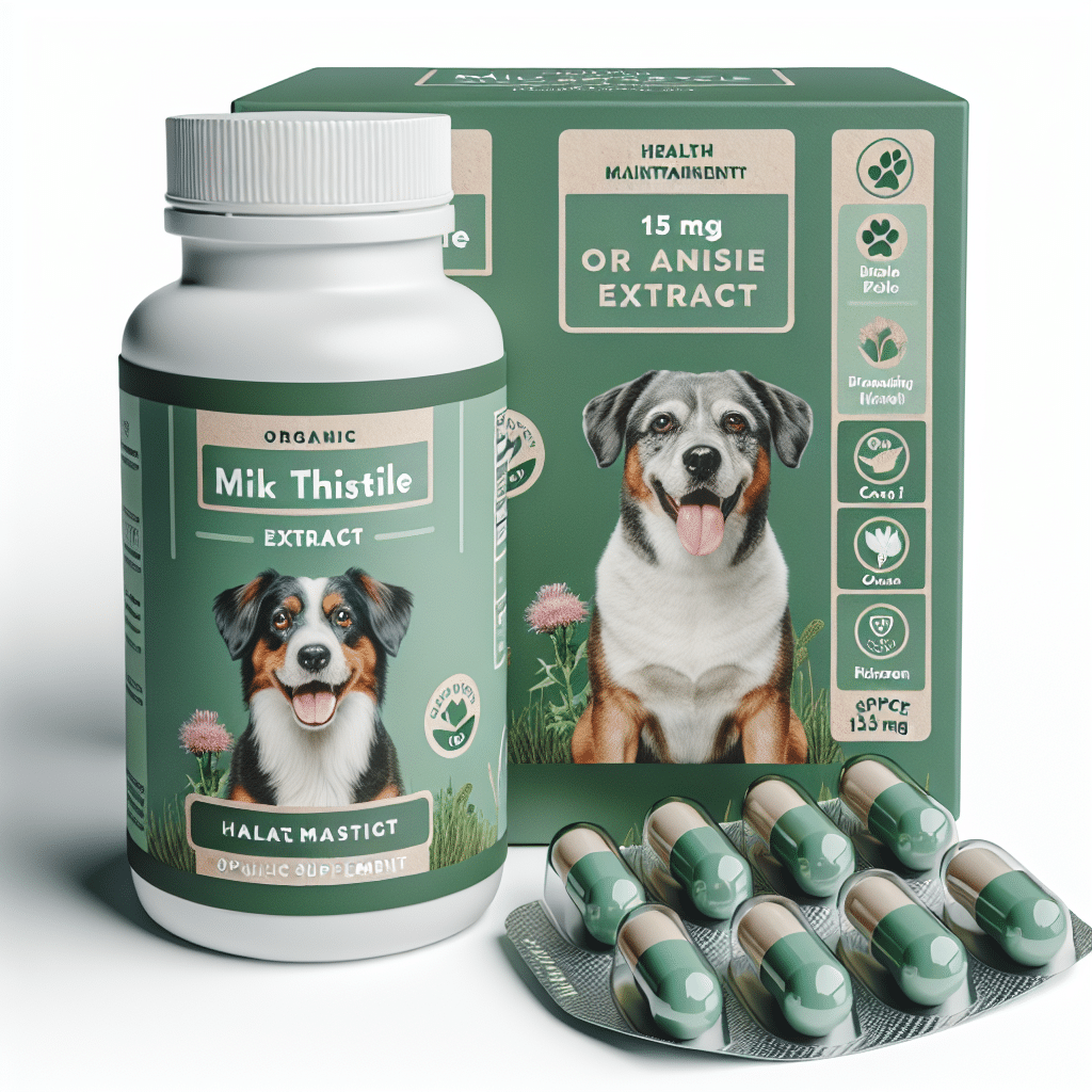 15 mg Milk Thistle Extract for Dogs