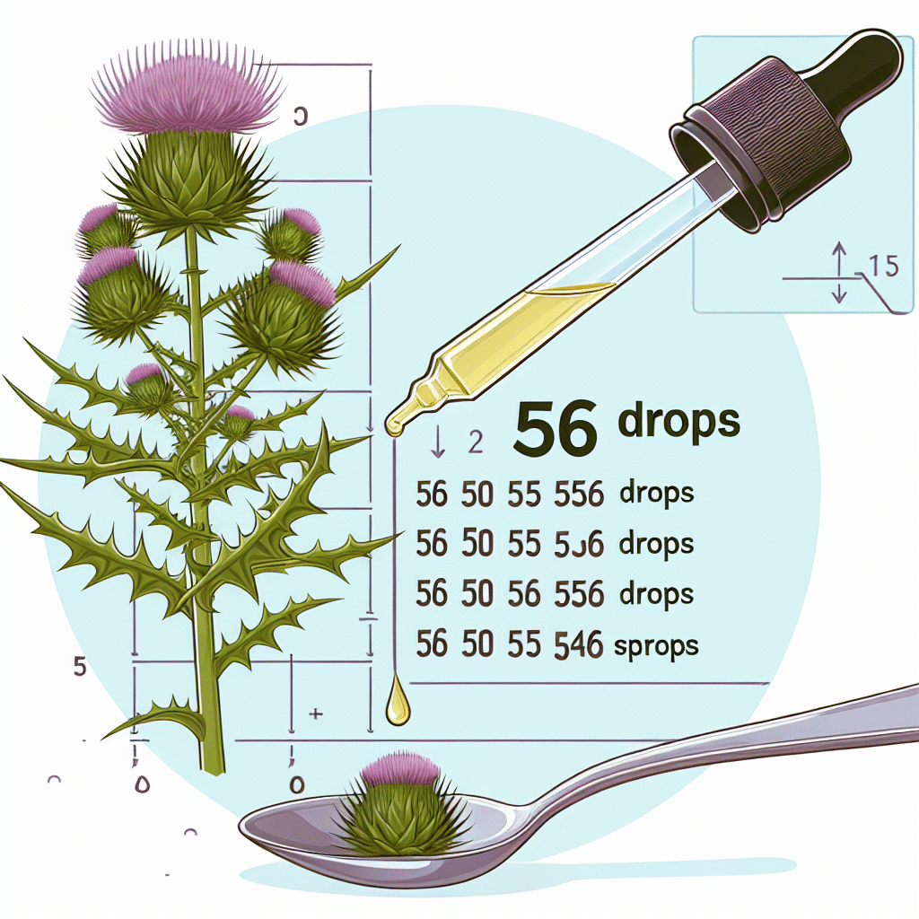 How Many Teaspoons in 56 Drops of Milk Thistle?