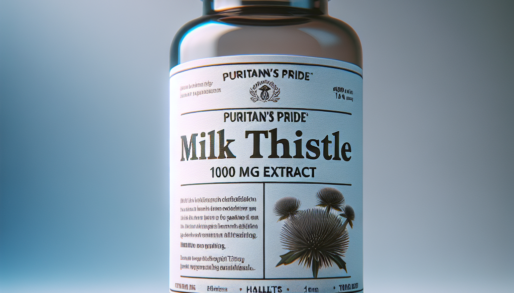 Puritan's Pride Milk Thistle 1000 mg 4:1 Extract