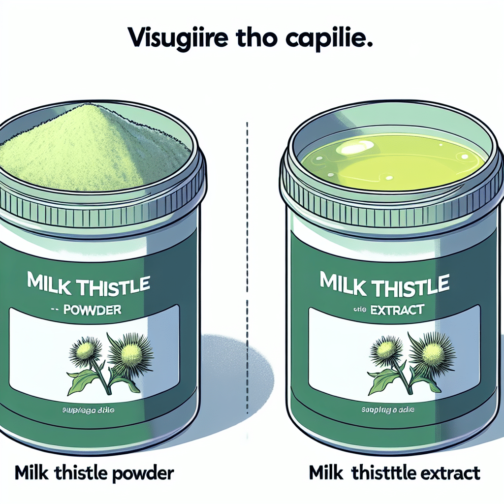 Are Milk Thistle Powder and Extract the Same?