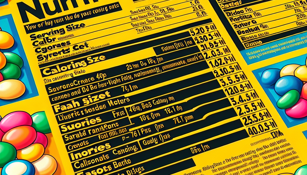 M Mnm: Nutritional Facts