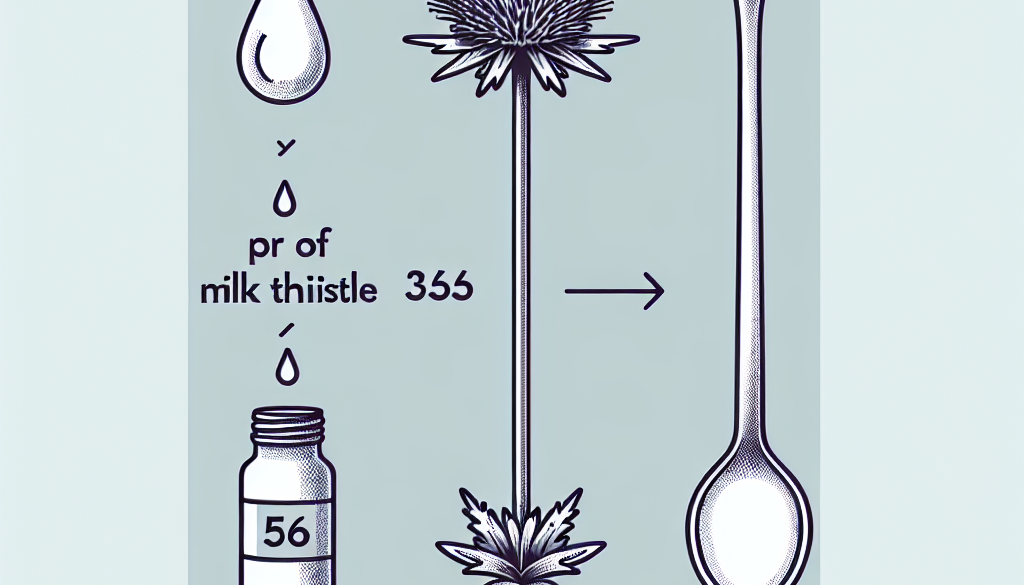 How Many Teaspoons in 56 Drops of Milk Thistle?