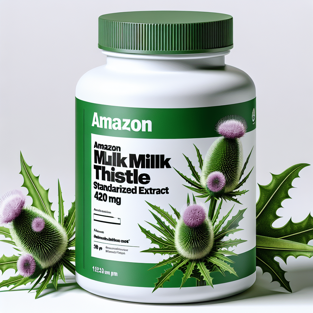 Amazon Milk Thistle Standardized Extract 420 mg