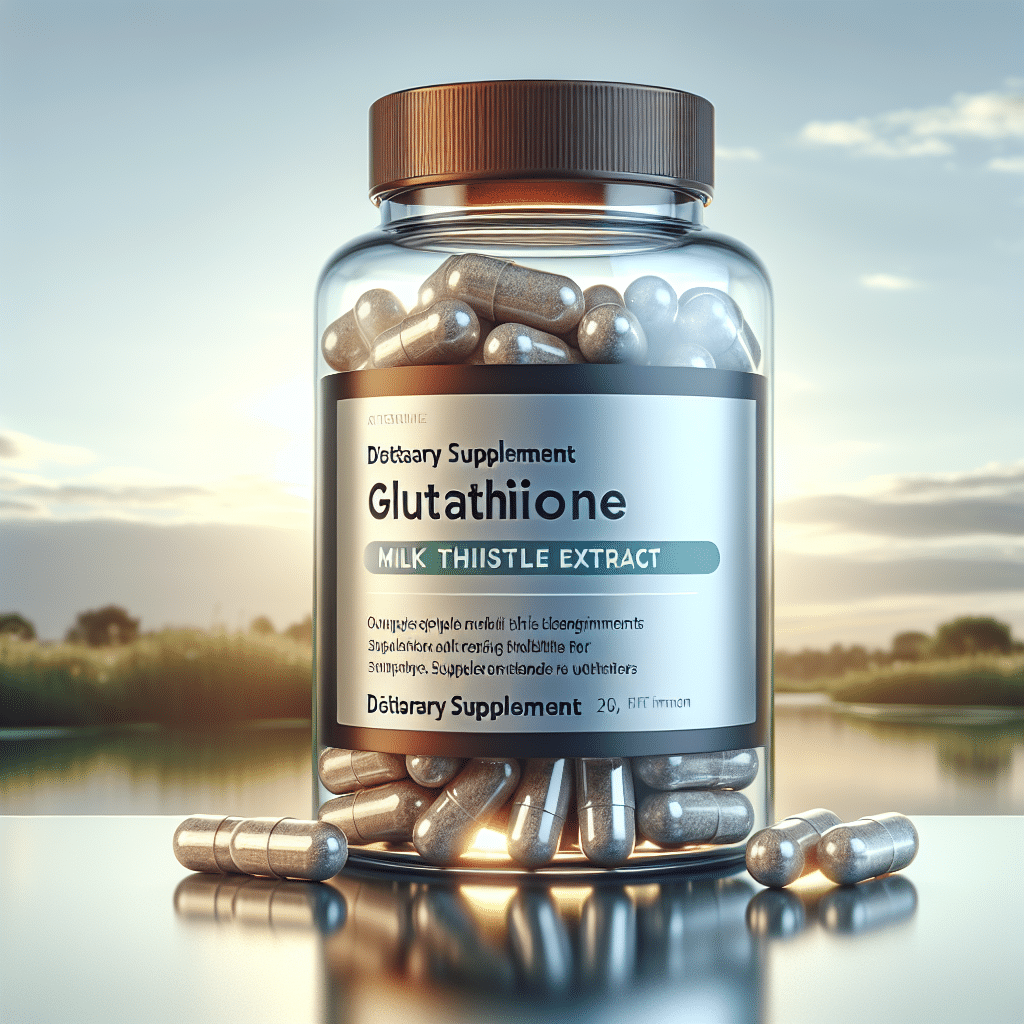 Glutathione and Milk Thistle Extract Supplement