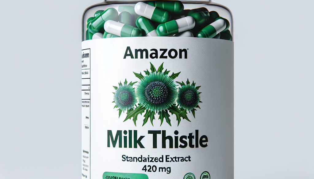 Amazon Milk Thistle Standardized Extract 420 mg