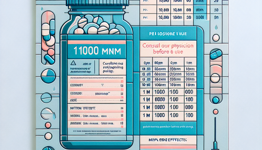 1000 Mnm: Dosage Guide