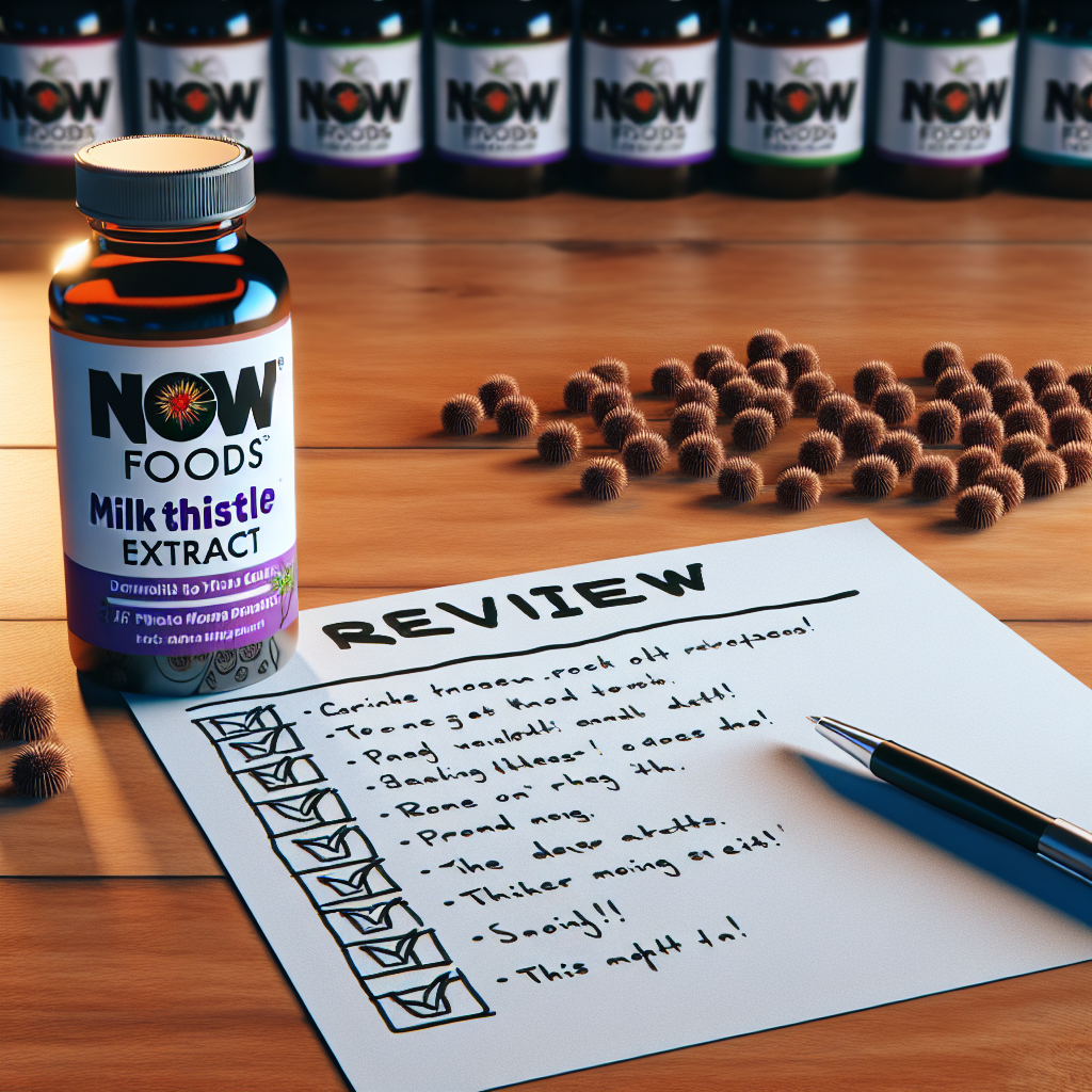 NOW Foods Milk Thistle Extract Review