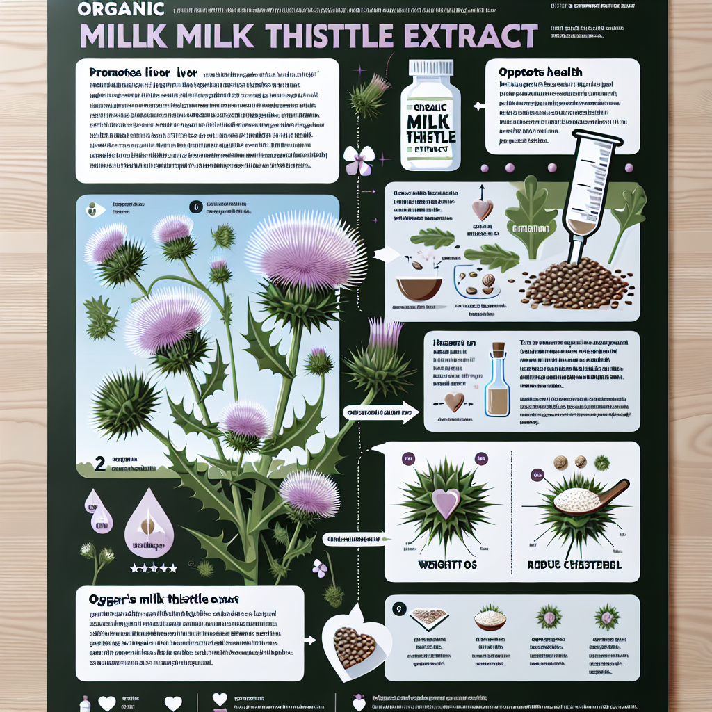 Organic Milk Thistle Extract: Benefits