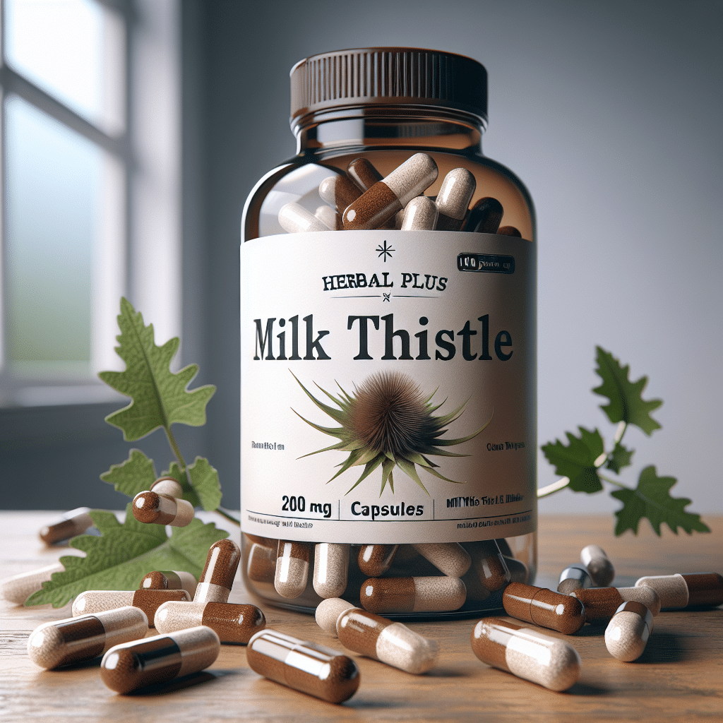 GNC Herbal Plus Milk Thistle 200 mg Capsules