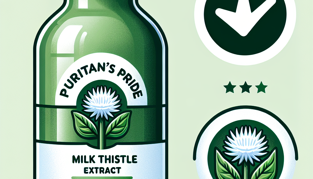 Milk Thistle Extract Puritan's Pride: Review