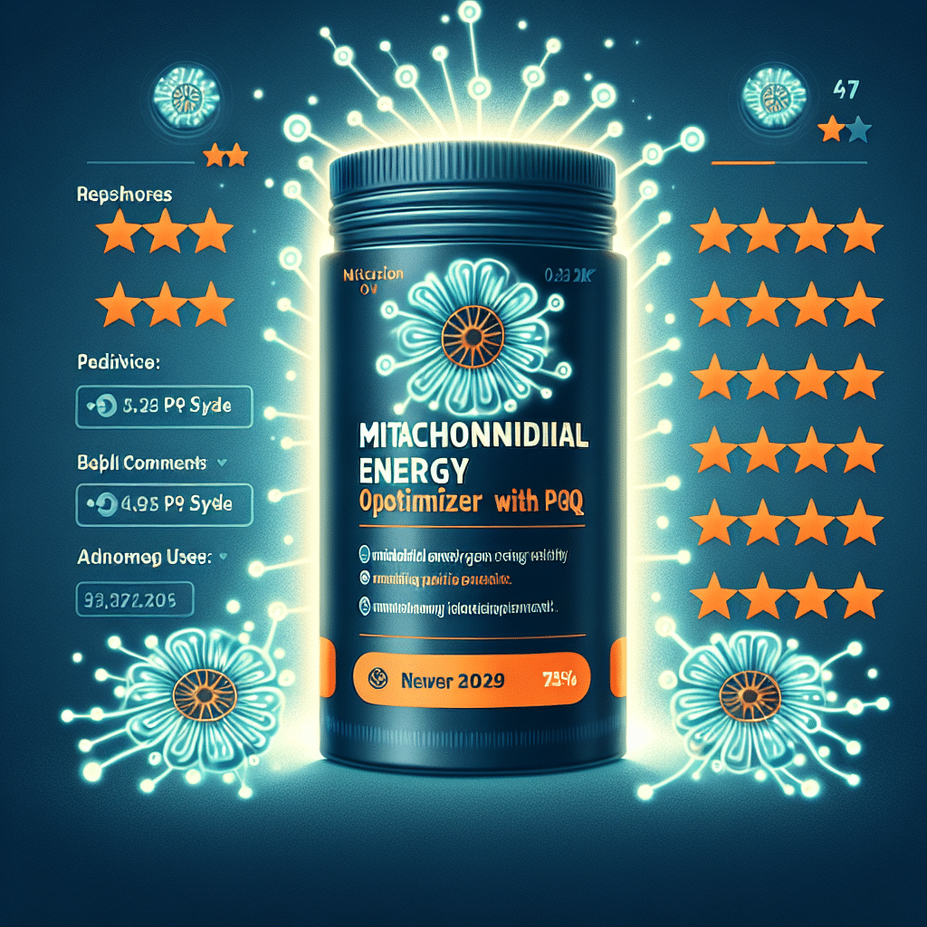 Mitochondrial Energy Optimizer with PQQ Reviews