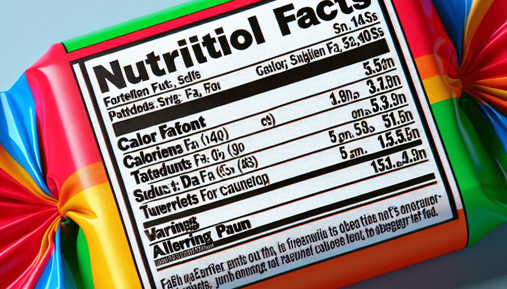 M Mnm Mnm Mnm: Nutritional Facts