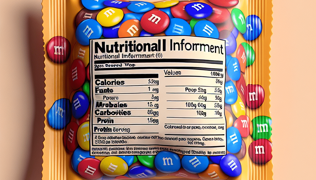 Mnm B: Nutritional Information