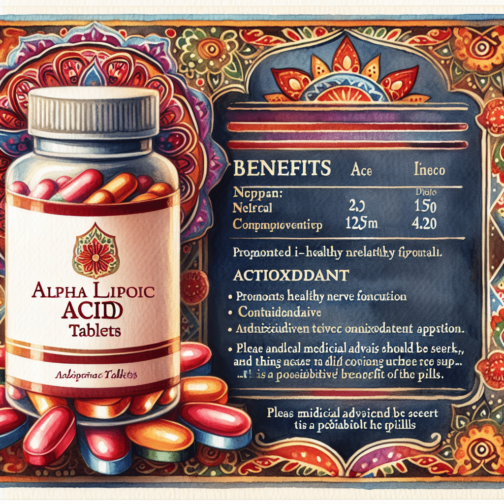 Alpha Lipoic Acid Tablets India: Benefits