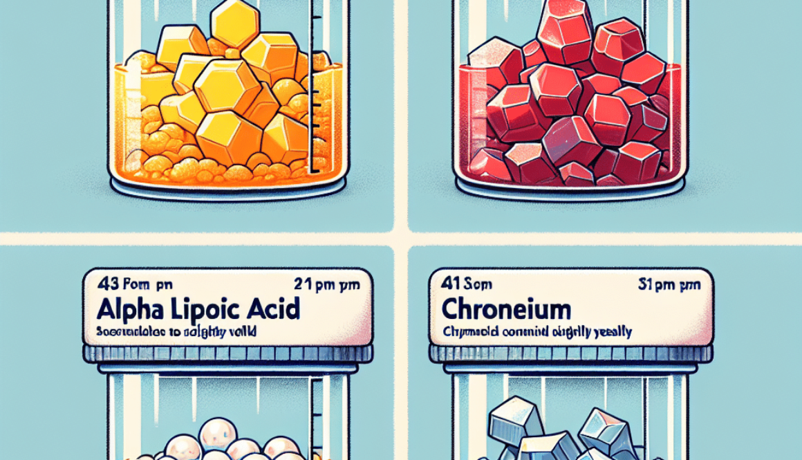 Benfotiamine Methylcobalamin Alpha Lipoic Acid Chromium