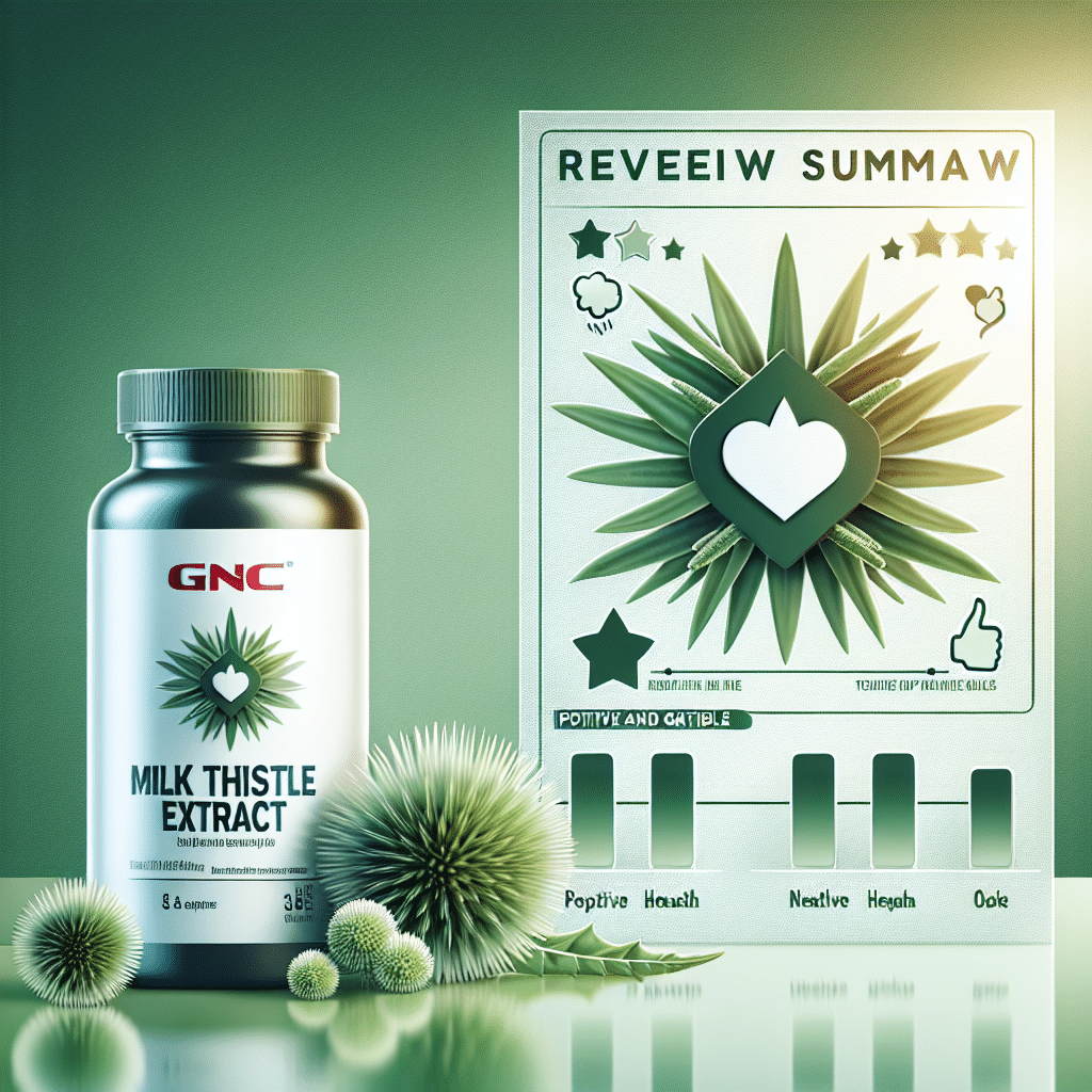 Milk Thistle Extract GNC Review