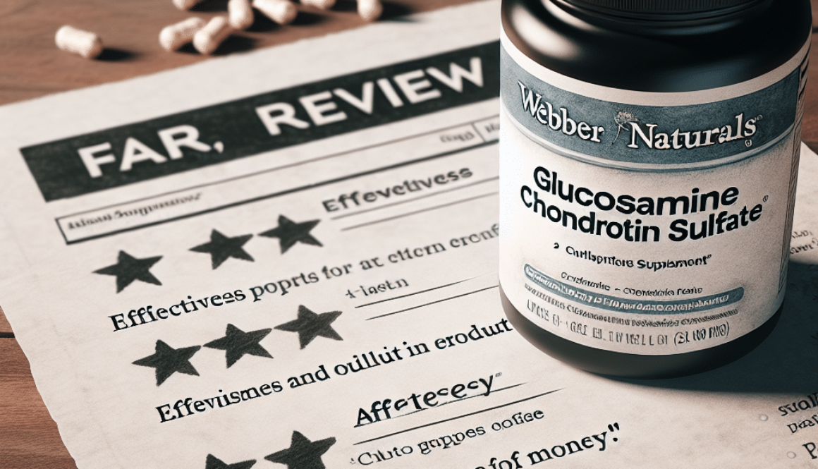 Webber Naturals Glucosamine Chondroitin Sulfate Review